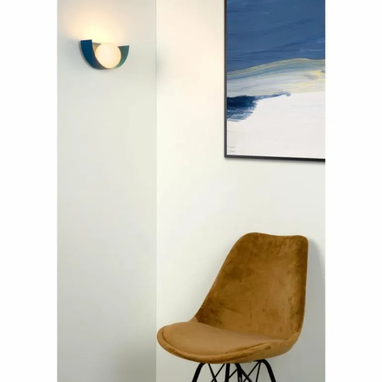 Applique murale Lucide BENNI Bleu, 1 lumière