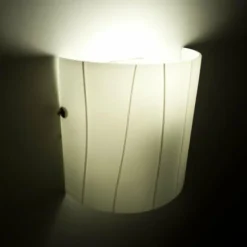 Applique murale Lucide Lino Blanc, 1 lumière