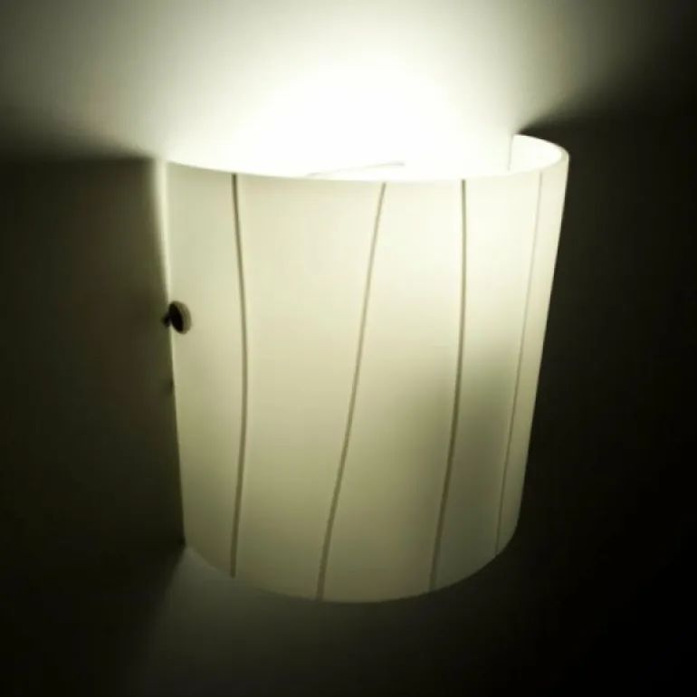 Applique murale Lucide Lino Blanc, 1 lumière