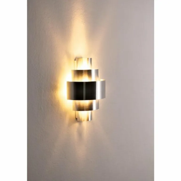 Applique murale Lucillo Aluminium, 1 lumière