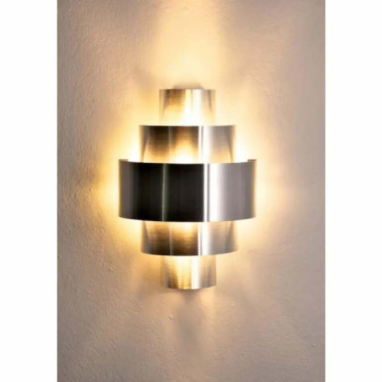 Applique murale Lucillo Aluminium, 1 lumière