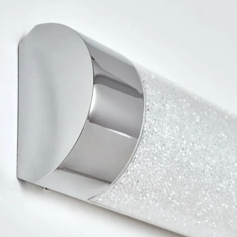Applique murale Macaje LED Chrome, Transparent, 1 lumière