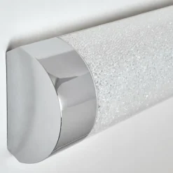 Applique murale Macaje LED Chrome, Transparent, 1 lumière