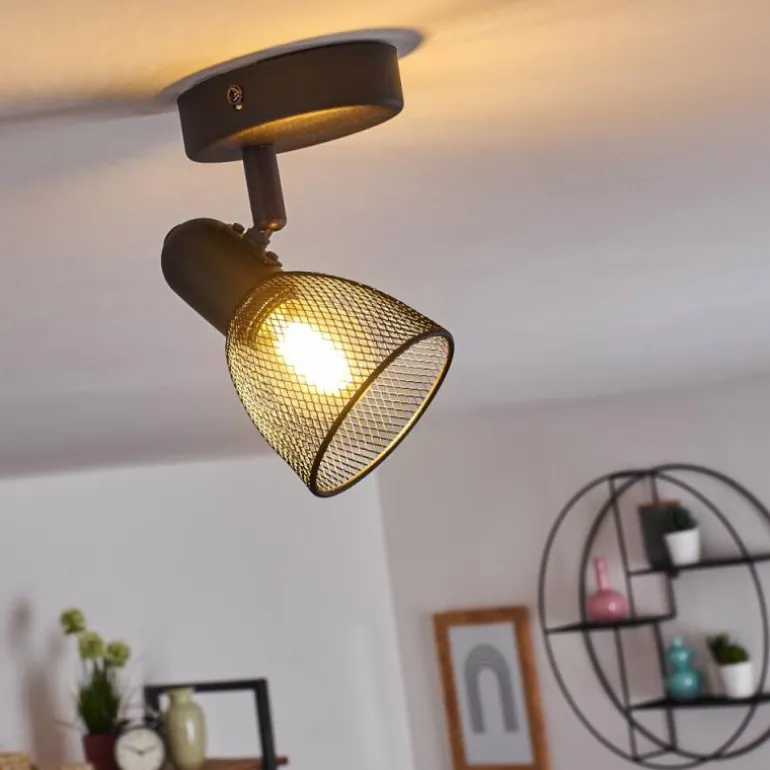 Applique murale Malawi Noir, 1 lumière
