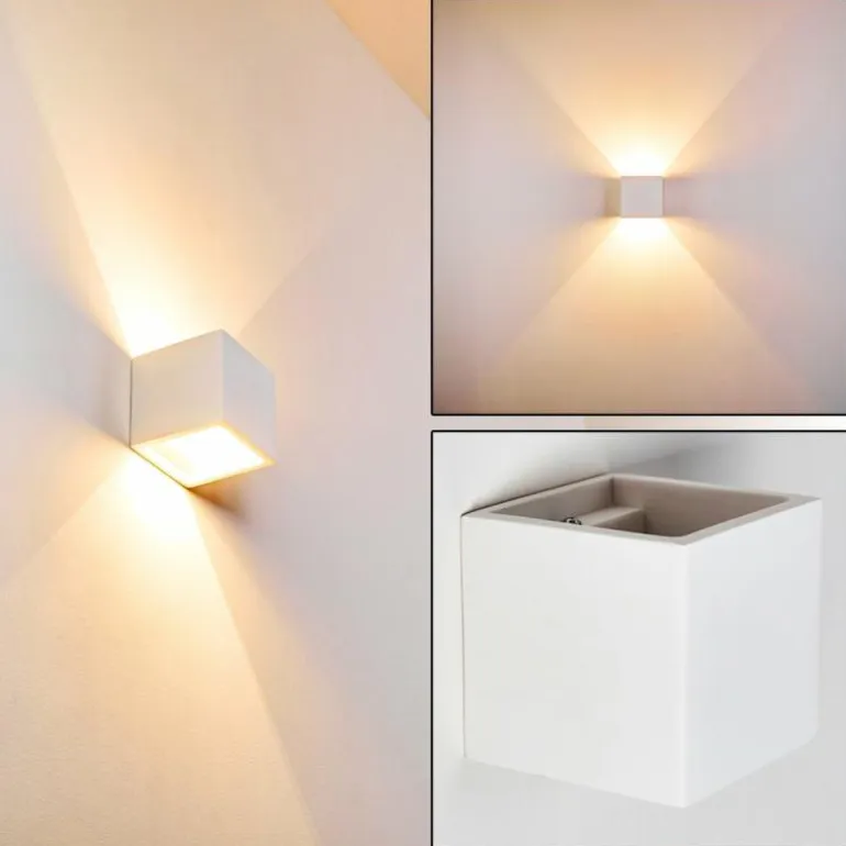 Applique murale Mazara Blanc, 1 lumière