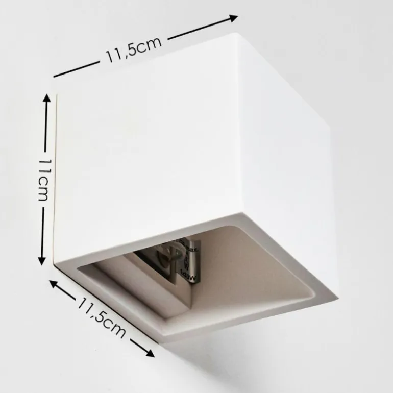 Applique murale Mazara Blanc, 1 lumière