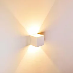 Applique murale Mazara Blanc, 1 lumière