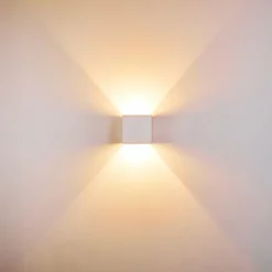 Applique murale Mazara Blanc, 1 lumière