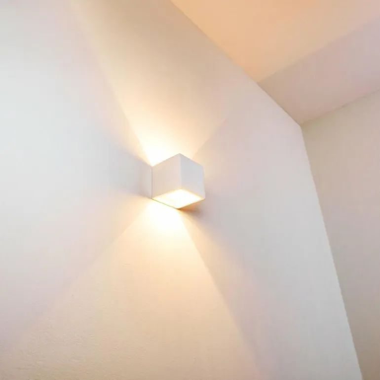 Applique murale Mazara Blanc, 1 lumière