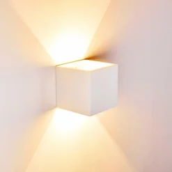Applique murale Mazara Blanc, 1 lumière