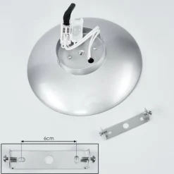 Applique murale Merlo LED Argenté, 1 lumière