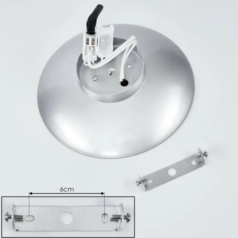Applique murale Merlo LED Argenté, 1 lumière