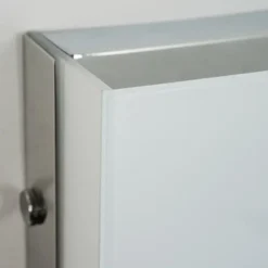Applique murale Metaghan LED Chrome, 1 lumière