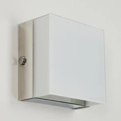 Applique murale Metaghan LED Chrome, 1 lumière