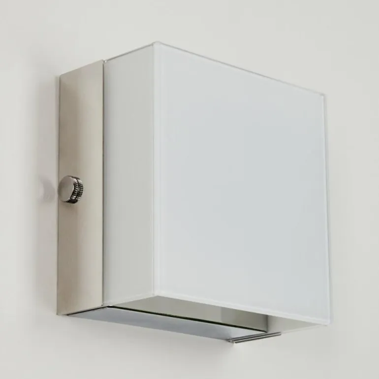 Applique murale Metaghan LED Chrome, 1 lumière