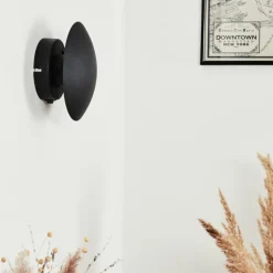 Applique murale Mezia LED Noir, 1 lumière