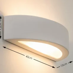 Applique murale Montefalco Blanc, 1 lumière
