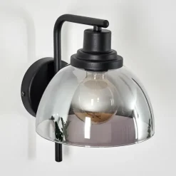 Applique murale Morzine Noir, 1 lumière