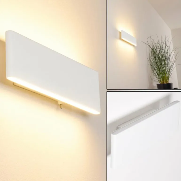 Applique murale Mosambik LED Blanc, 1 lumière