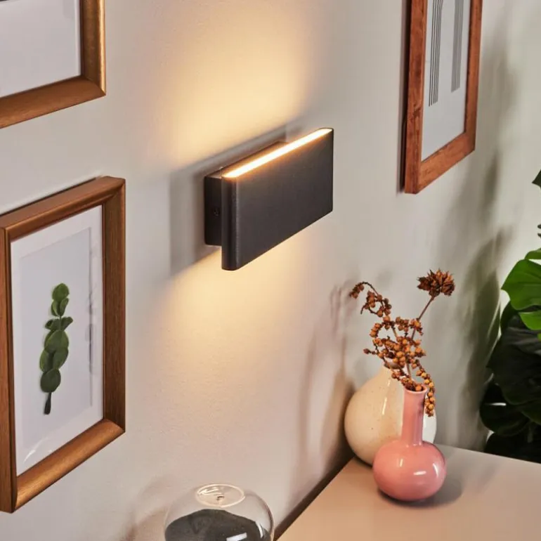 Applique murale Mosambik LED Noir, Blanc, 1 lumière