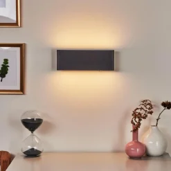 Applique murale Mosambik LED Noir, Blanc, 1 lumière