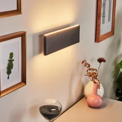 Applique murale Mosambik LED Noir, Blanc, 1 lumière