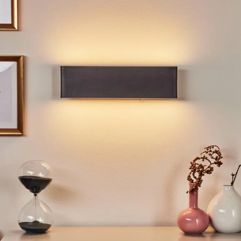 Applique murale Mosambik LED Noir, Blanc, 1 lumière