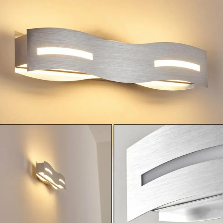 Applique murale Nagold LED Chrome, Nickel mat, 1 lumière