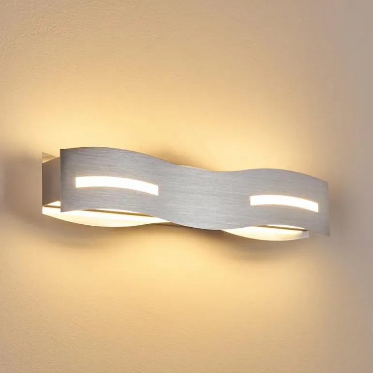 Applique murale Nagold LED Chrome, Nickel mat, 1 lumière