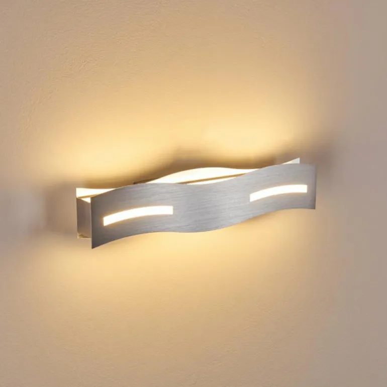 Applique murale Nagold LED Chrome, Nickel mat, 1 lumière