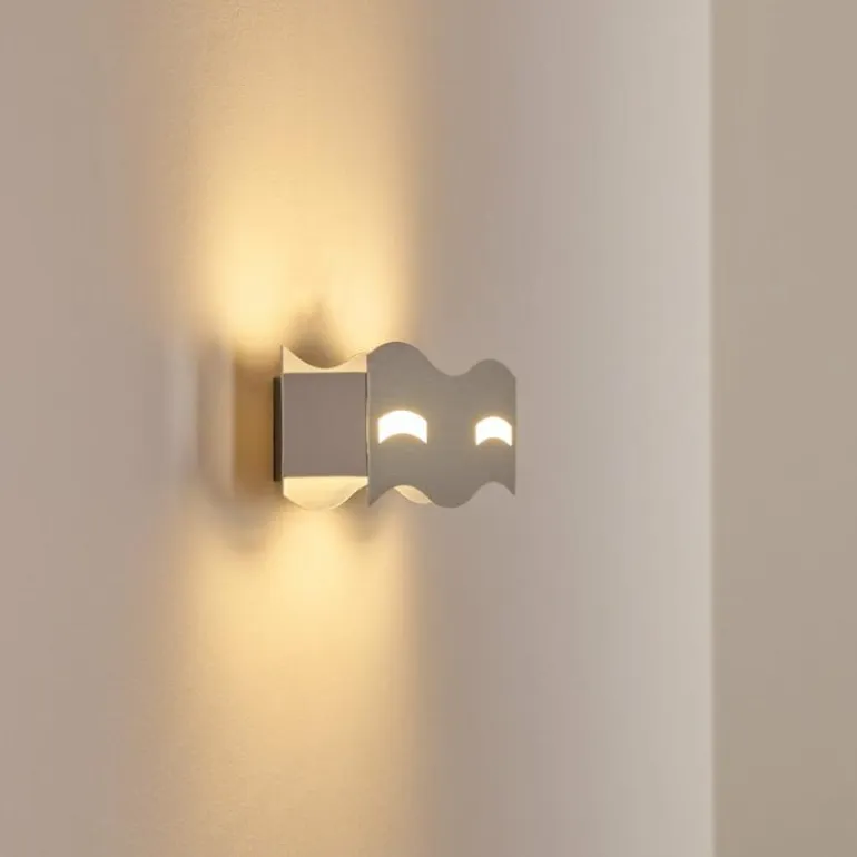 Applique murale Nagold LED Chrome, Nickel mat, 1 lumière