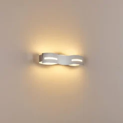 Applique murale Nagold LED Chrome, Nickel mat, 1 lumière