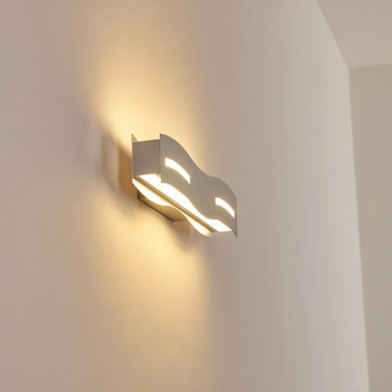 Applique murale Nagold LED Chrome, Nickel mat, 1 lumière