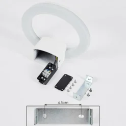 Applique murale Nevis LED Blanc, 1 lumière