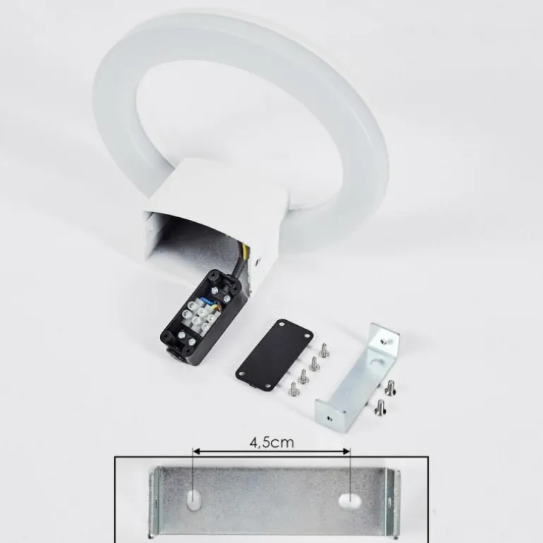 Applique murale Nevis LED Blanc, 1 lumière