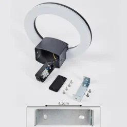 Applique murale Nevis LED Anthracite, 1 lumière