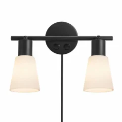Applique murale Nordlux COLE Noir, 2 lumières