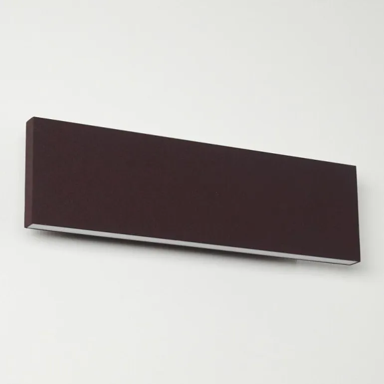 Applique murale Obion LED Rouille, 2 lumières