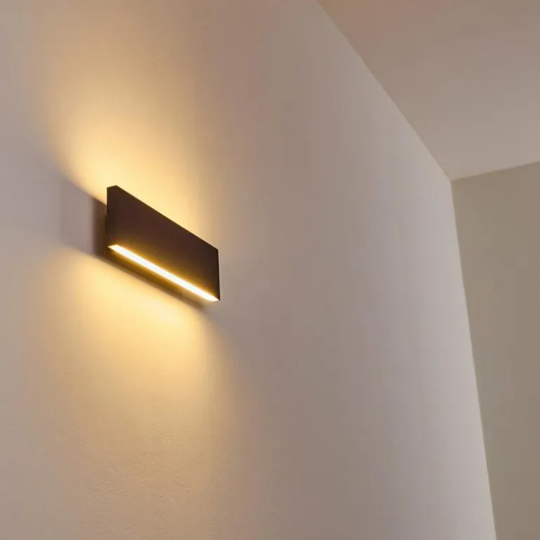 Applique murale Obion LED Rouille, 2 lumières