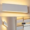 Applique murale Obion LED Blanc, 2 lumières
