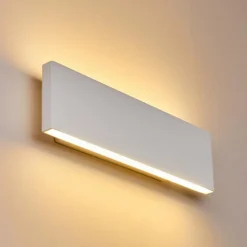 Applique murale Obion LED Blanc, 2 lumières