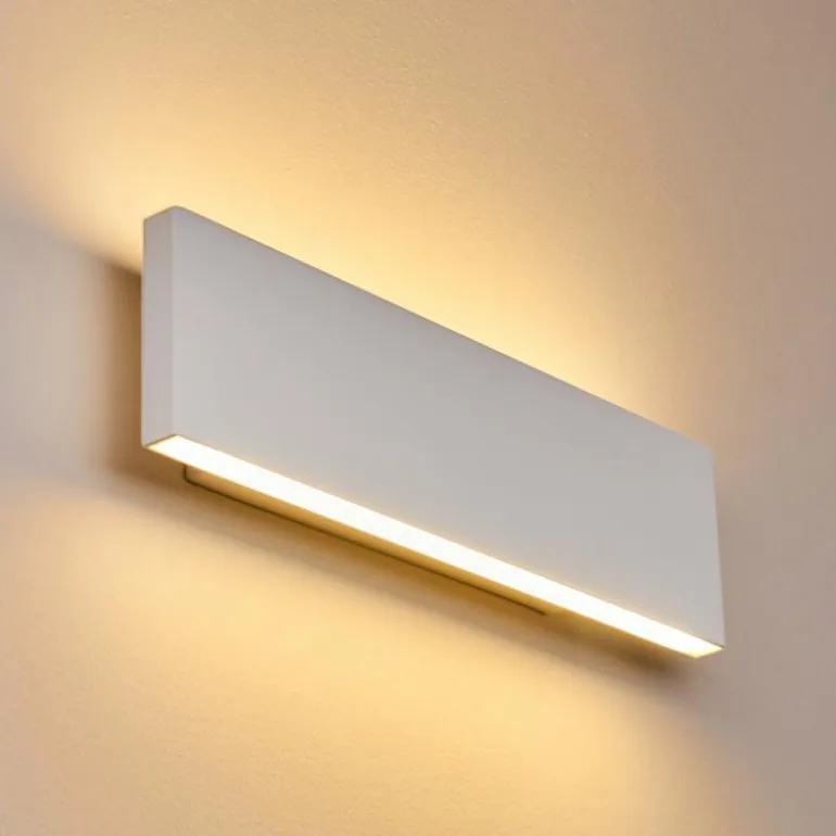 Applique murale Obion LED Blanc, 2 lumières