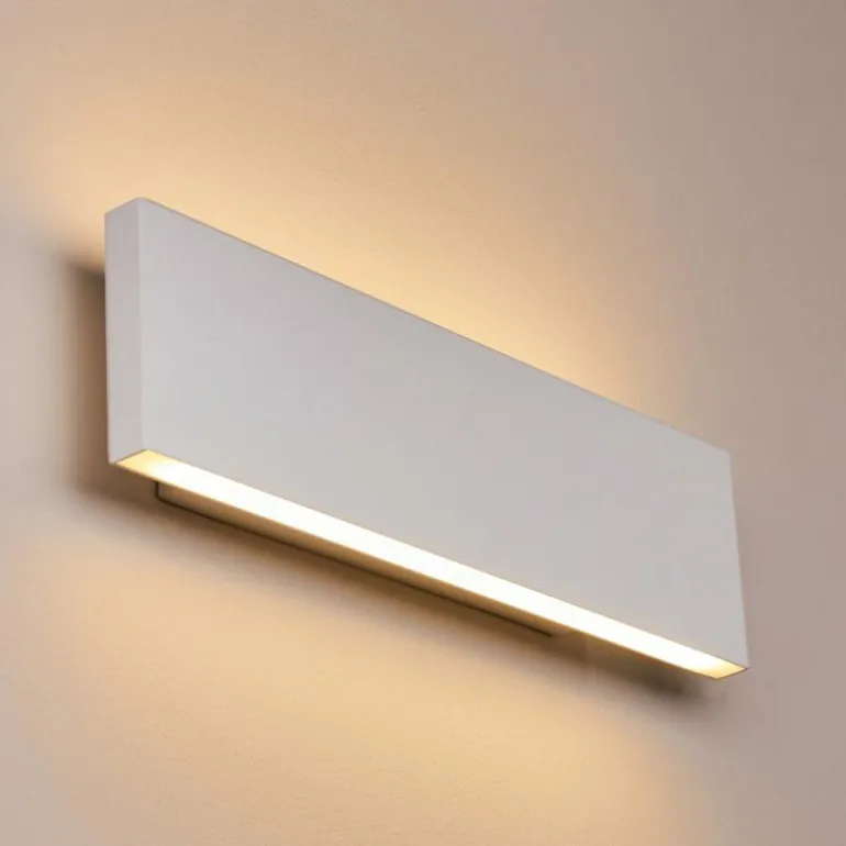 Applique murale Obion LED Blanc, 2 lumières