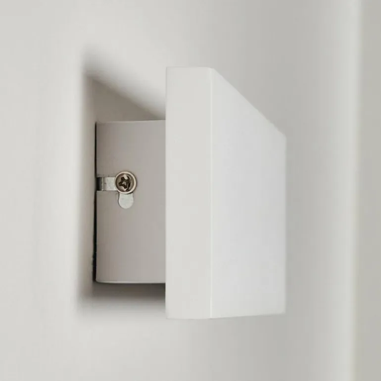 Applique murale Obion LED Blanc, 2 lumières