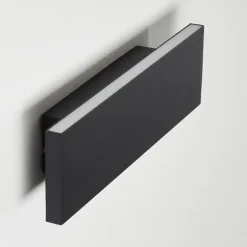 Applique murale Obion LED Anthracite, 2 lumières