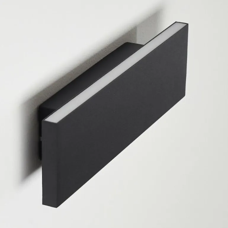 Applique murale Obion LED Anthracite, 2 lumières