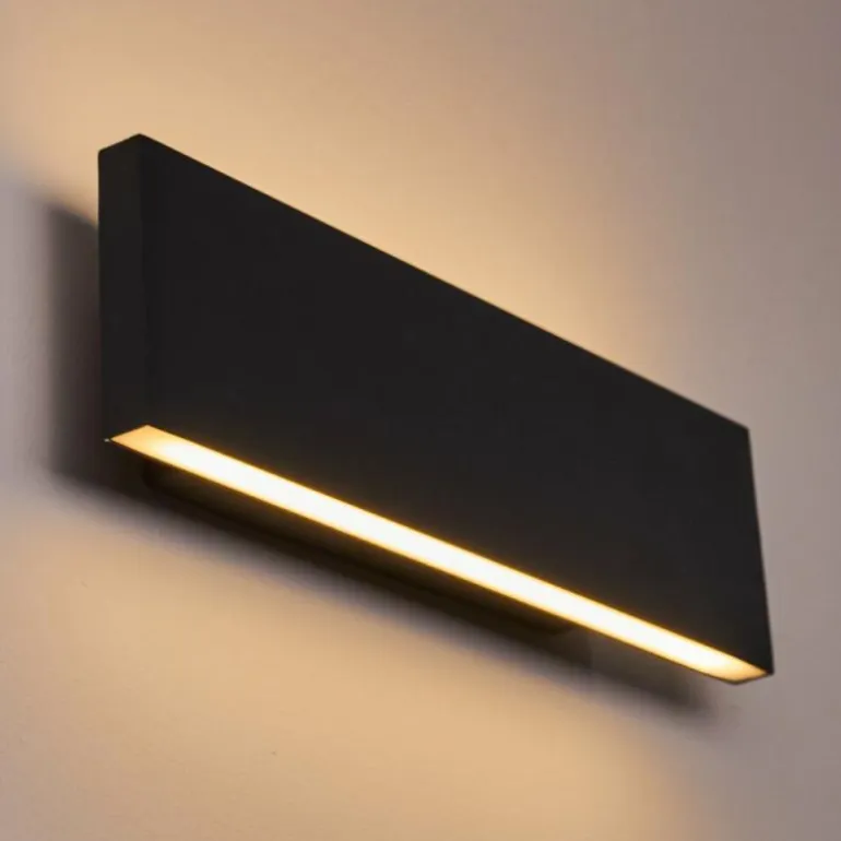 Applique murale Obion LED Anthracite, 2 lumières