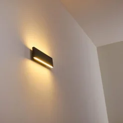 Applique murale Obion LED Anthracite, 2 lumières