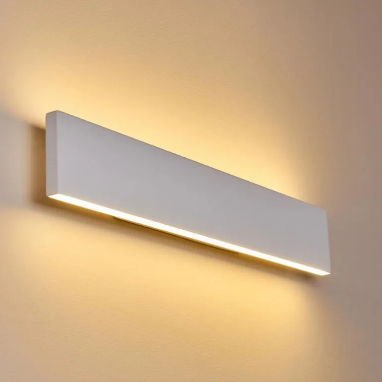 Applique murale Obion LED Blanc, 2 lumières