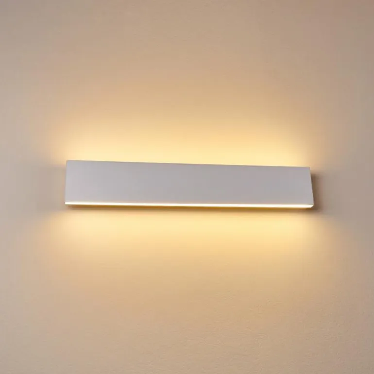 Applique murale Obion LED Blanc, 2 lumières